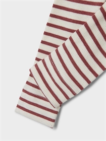 NAME IT Stribede Rib Leggings Banaia Apple Butter